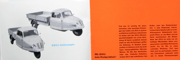 Goliath Modelprogram 1958 "Bunte Autoparade" Carbrochure (10096)